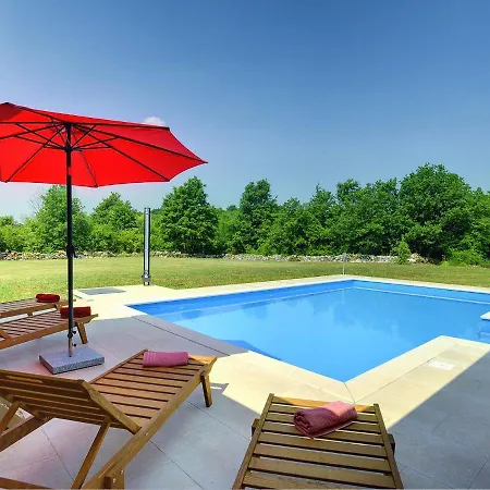 Modern With Pool And Parasol In Villa