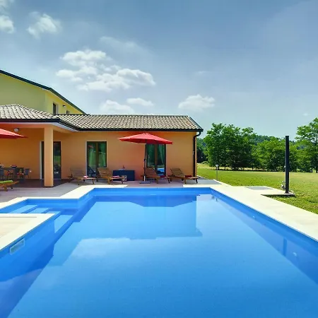 Modern With Pool And Parasol In Villa
