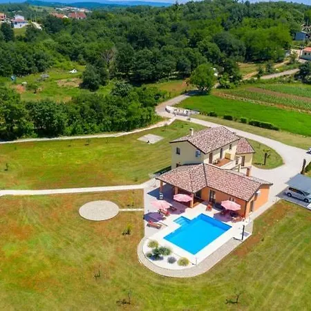 Modern With Pool And Parasol In